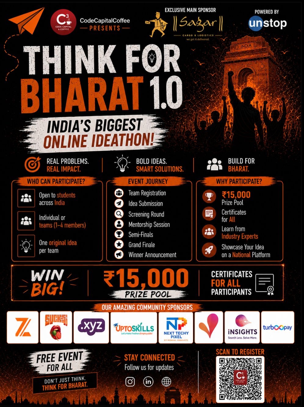 Think for Bharat 1.0 poster preview